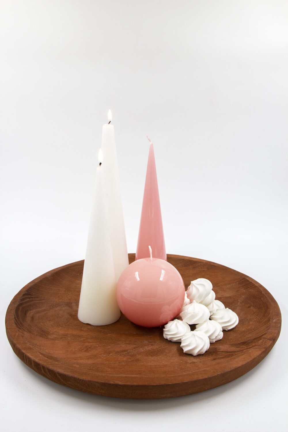 מגש עץ עגול קלאסי