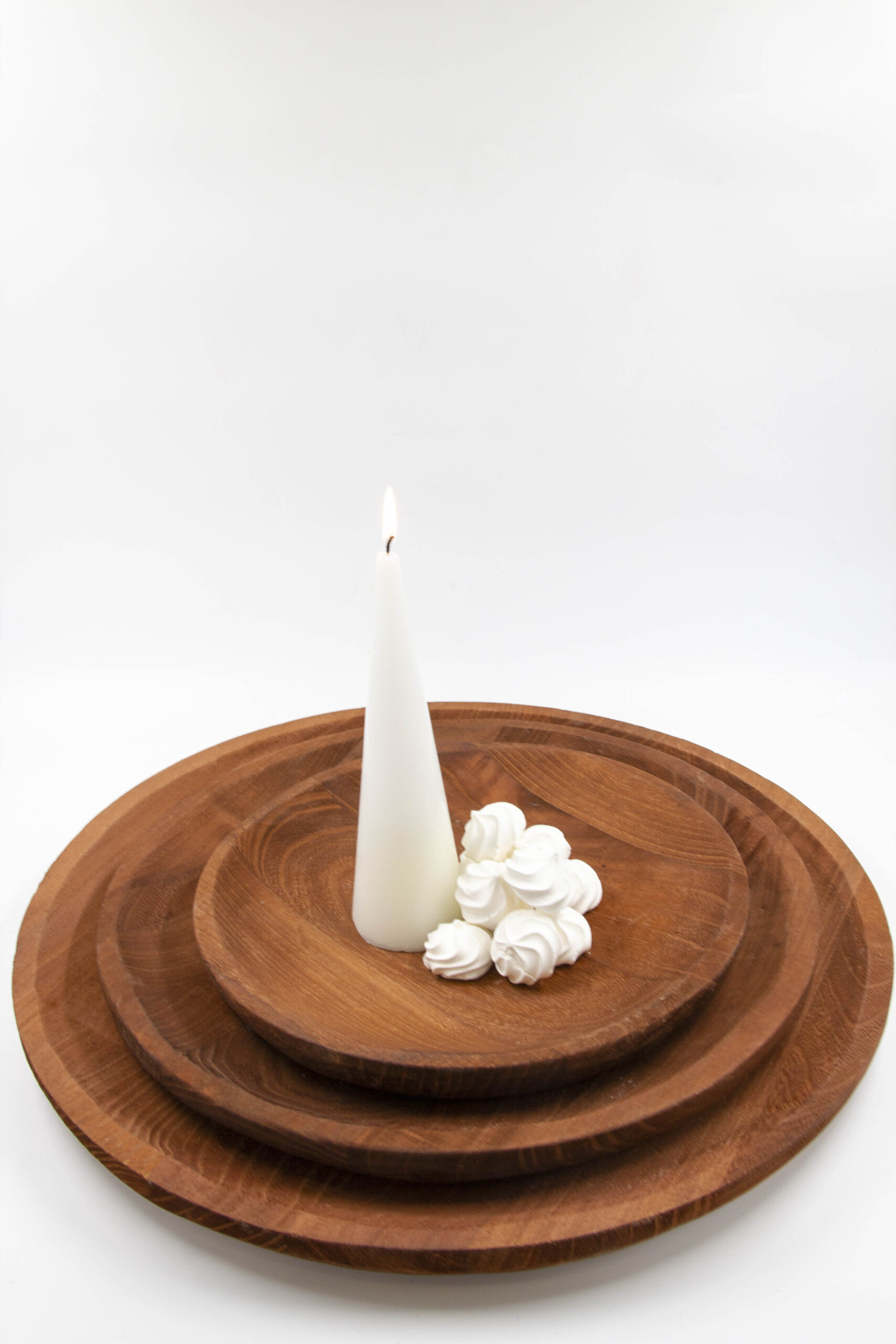 מגש עץ עגול קלאסי מגש עץ עגול קלאסי