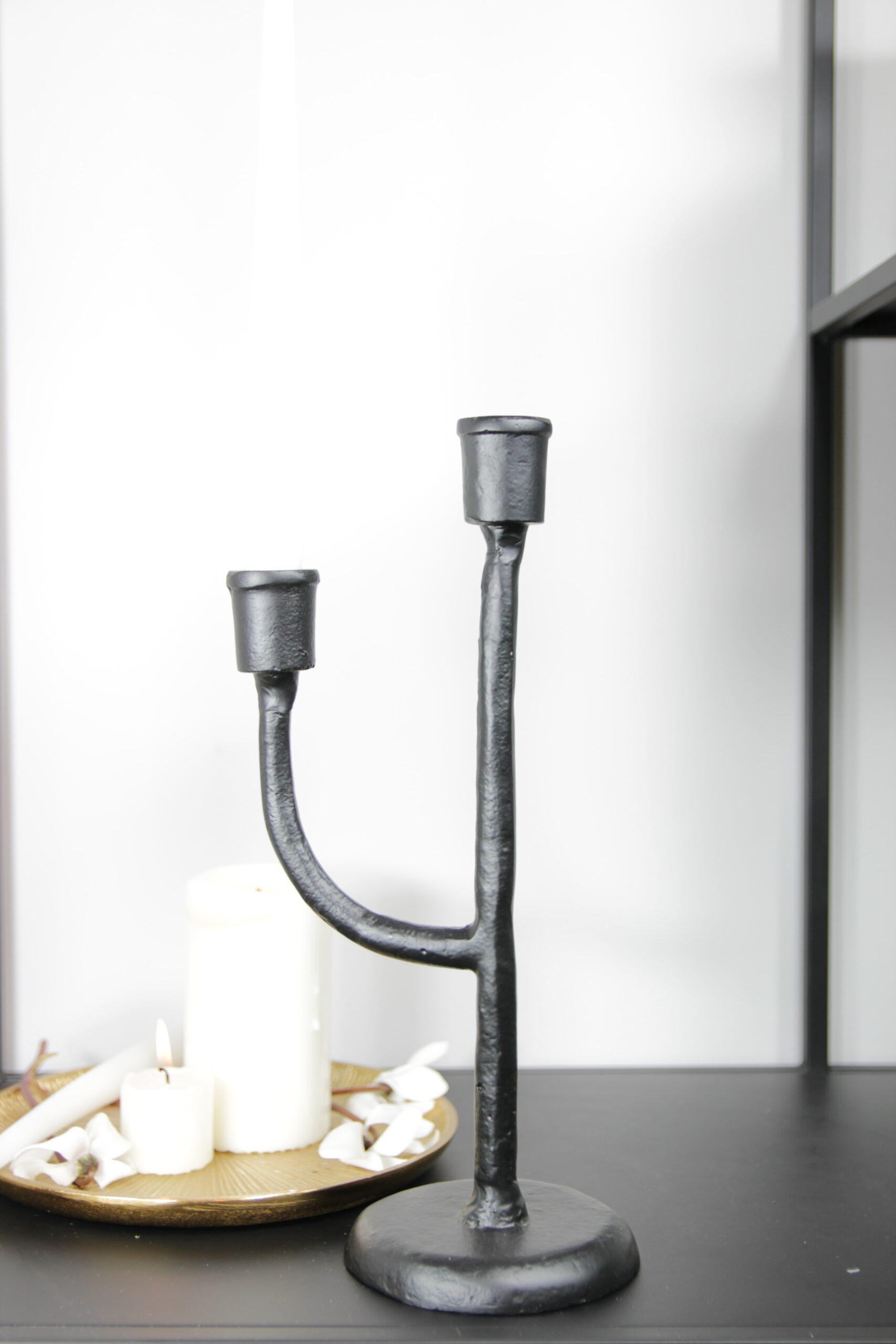 פמוט  CASTLE שחור פמוט  CASTLE שחור