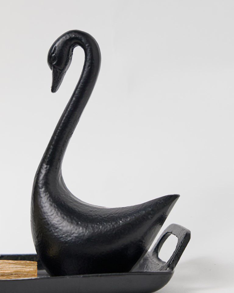 פסל SWAN שחור פסל SWAN שחור