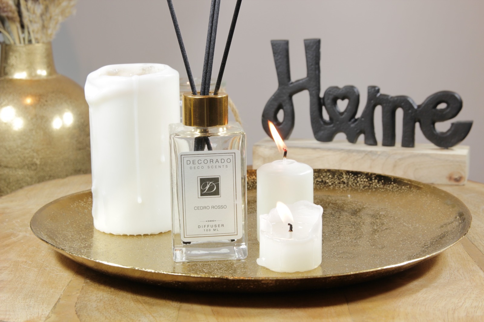 מגש SLIM עגול זהב מגש SLIM עגול זהב