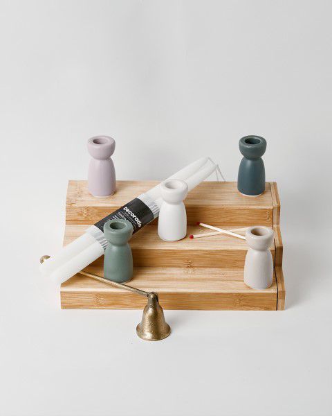 פמוט חרס BASIC ירוק פמוט חרס BASIC ירוק