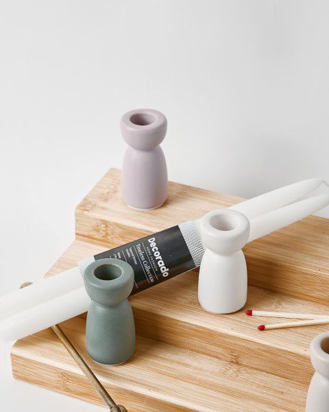 פמוט חרס BASIC ירוק פמוט חרס BASIC ירוק