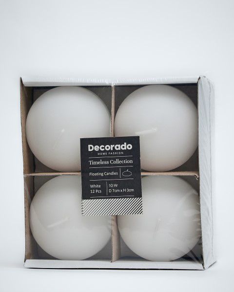 נרות צפים גדולים קוטר 7 ס"מ