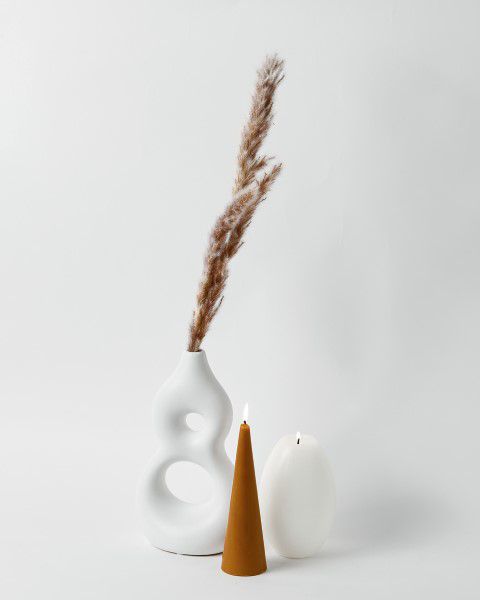 כד חרס SHAPE לבן