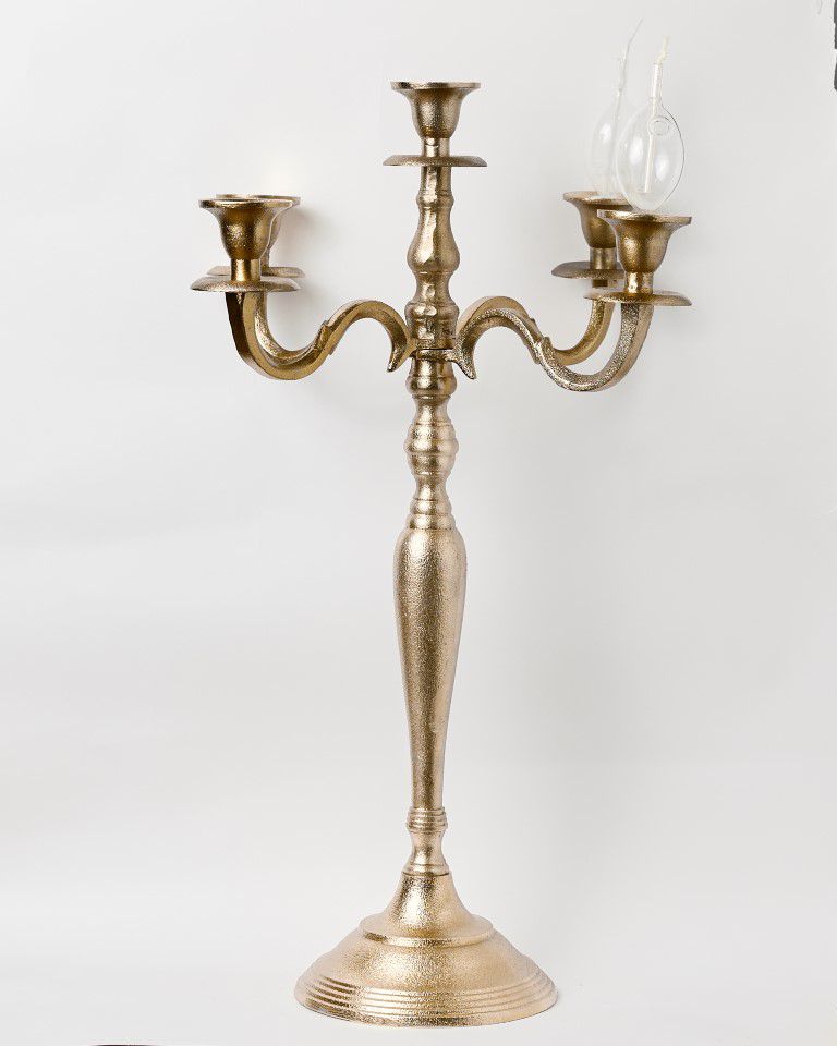 קנדלברה עתיקה 5 קנים זהב קנדלברה עתיקה 5 קנים זהב