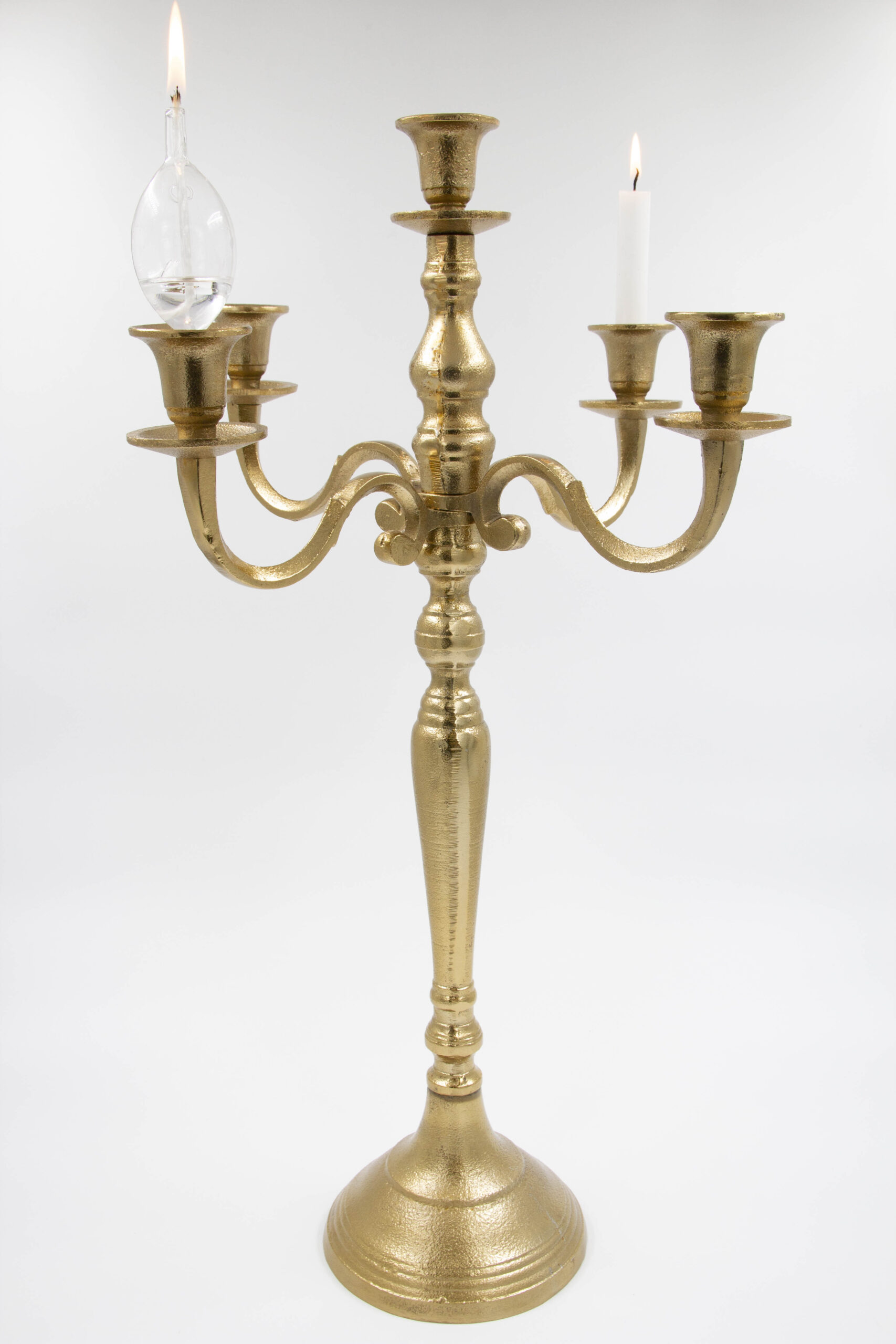 קנדלברה עתיקה 5 קנים שחור קנדלברה עתיקה 5 קנים שחור