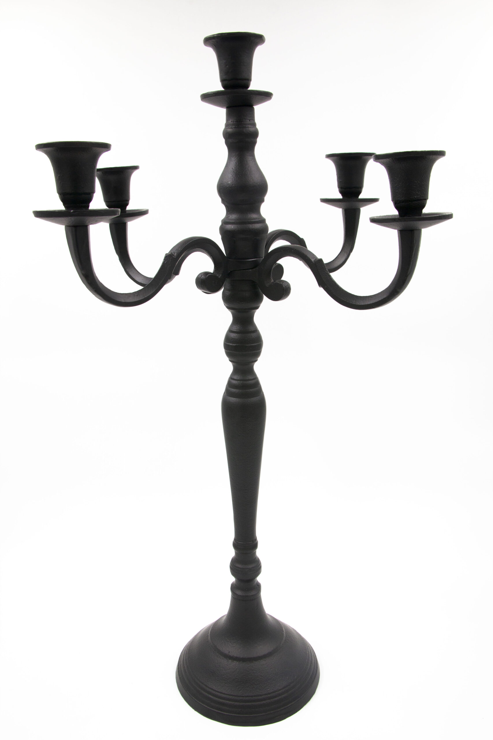 קנדלברה עתיקה 5 קנים שחור קנדלברה עתיקה 5 קנים שחור