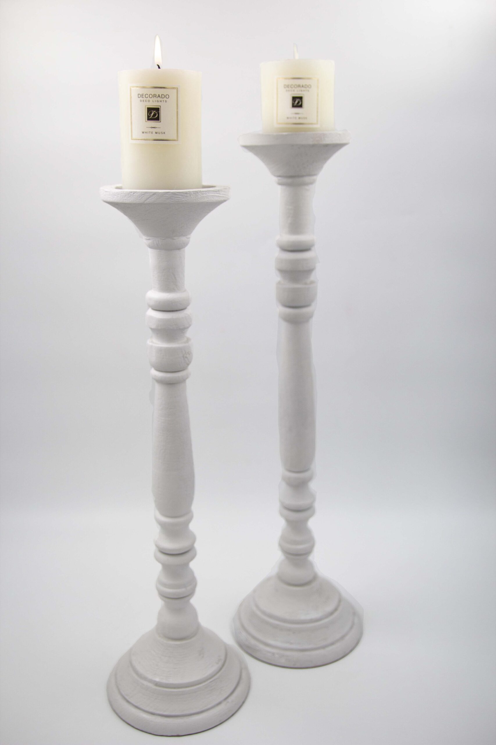 סט פמוטי עץ NATURAL לבן סט פמוטי עץ NATURAL לבן