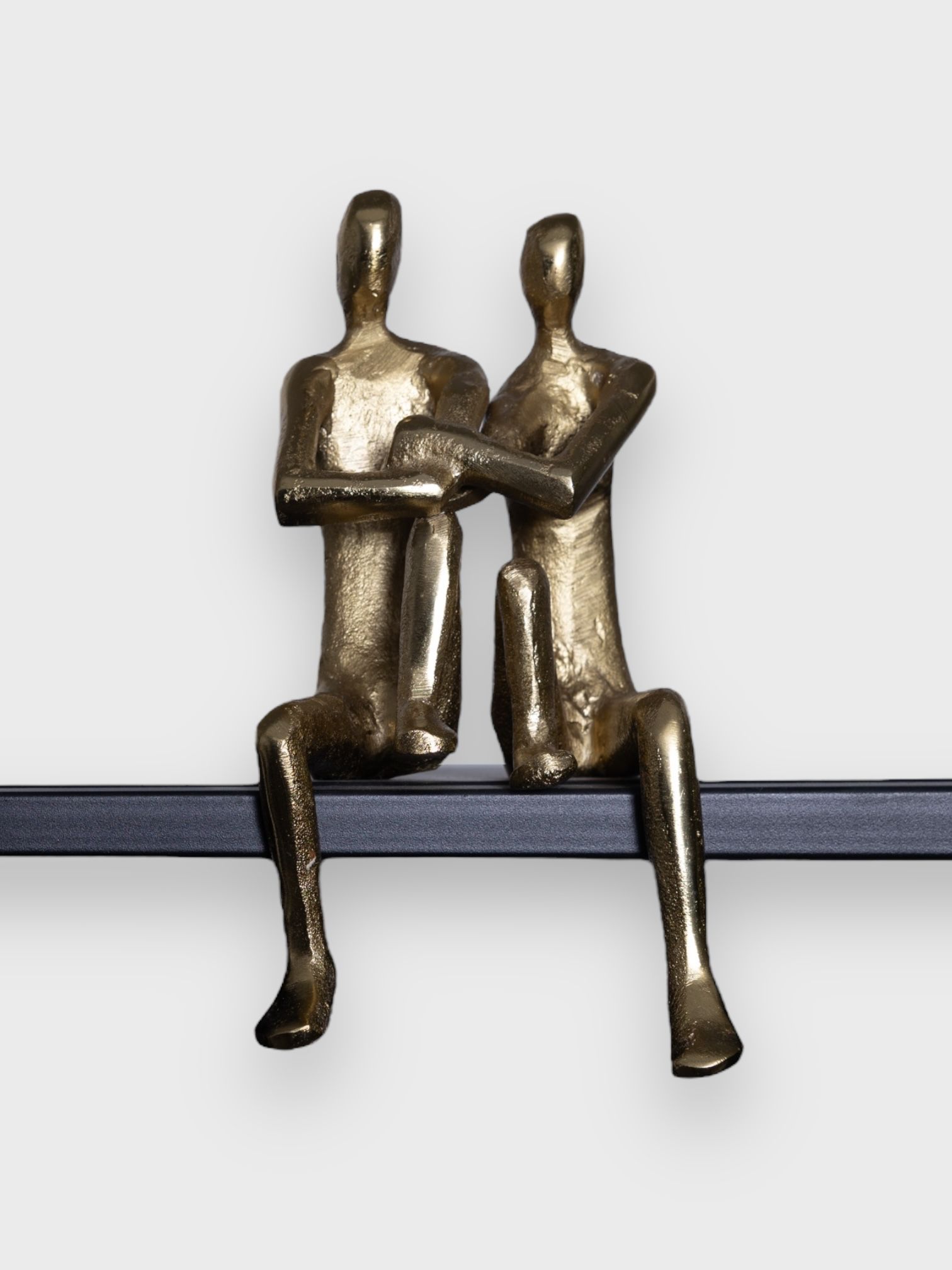 פסל דקורטיבי תאומים זהב