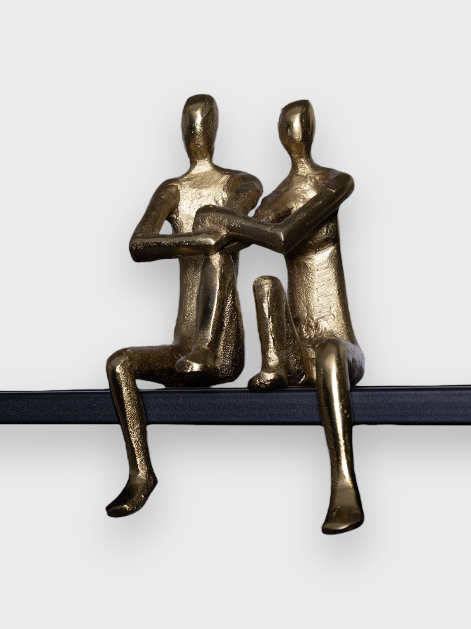 פסל דקורטיבי תאומים זהב