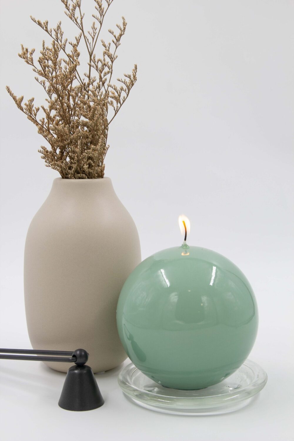 נר נר באולינג ירוק פסטל