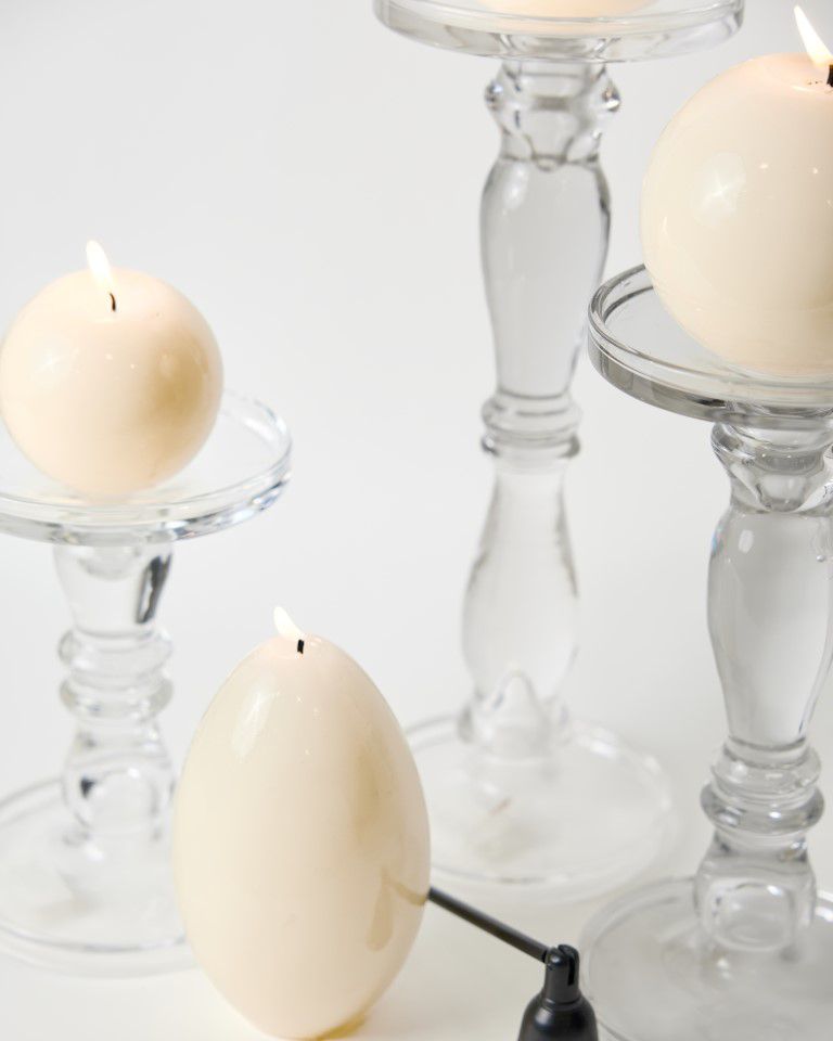 פמוט זכוכית טיימלס