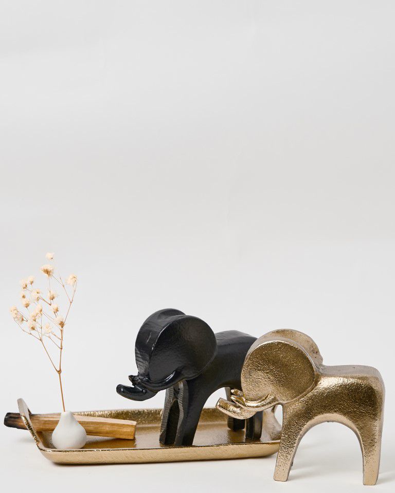 פסל דקורטיבי פיל שחור