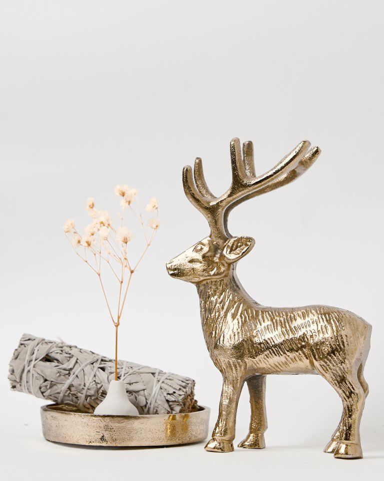 פסל דקורטיבי אייל זהב