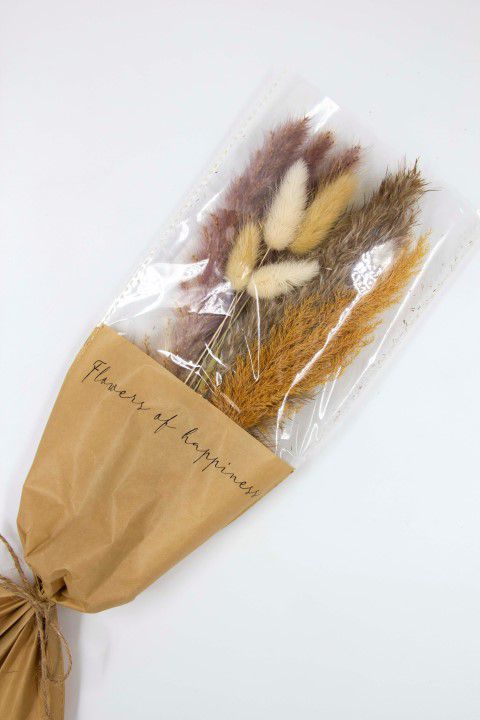 זר פרחים מיובשים MIX