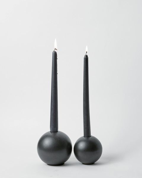 פמוט חרס כדור שחור