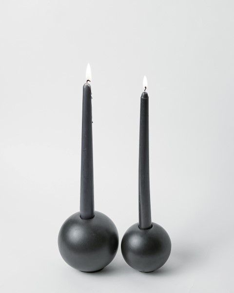 פמוט חרס כדור שחור