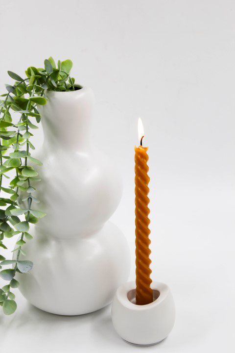 פמוט חרס AVIV שחור