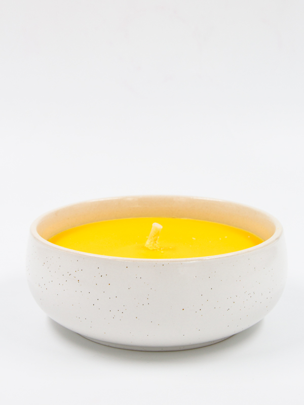 לפיד ציטרונלה קרמי מנוקד