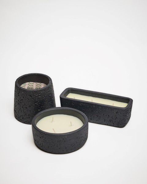 נר מרוקע VANILLA DUST שחור