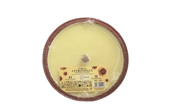 לפיד ציטרונלה נגד יתושים מילוי חרס 10 שעות בעירה