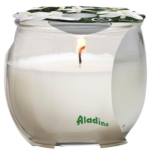 נר בקופסה בריח יסמין