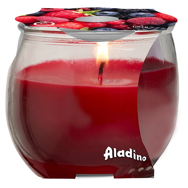 נר בקופסה בריח פירות יער