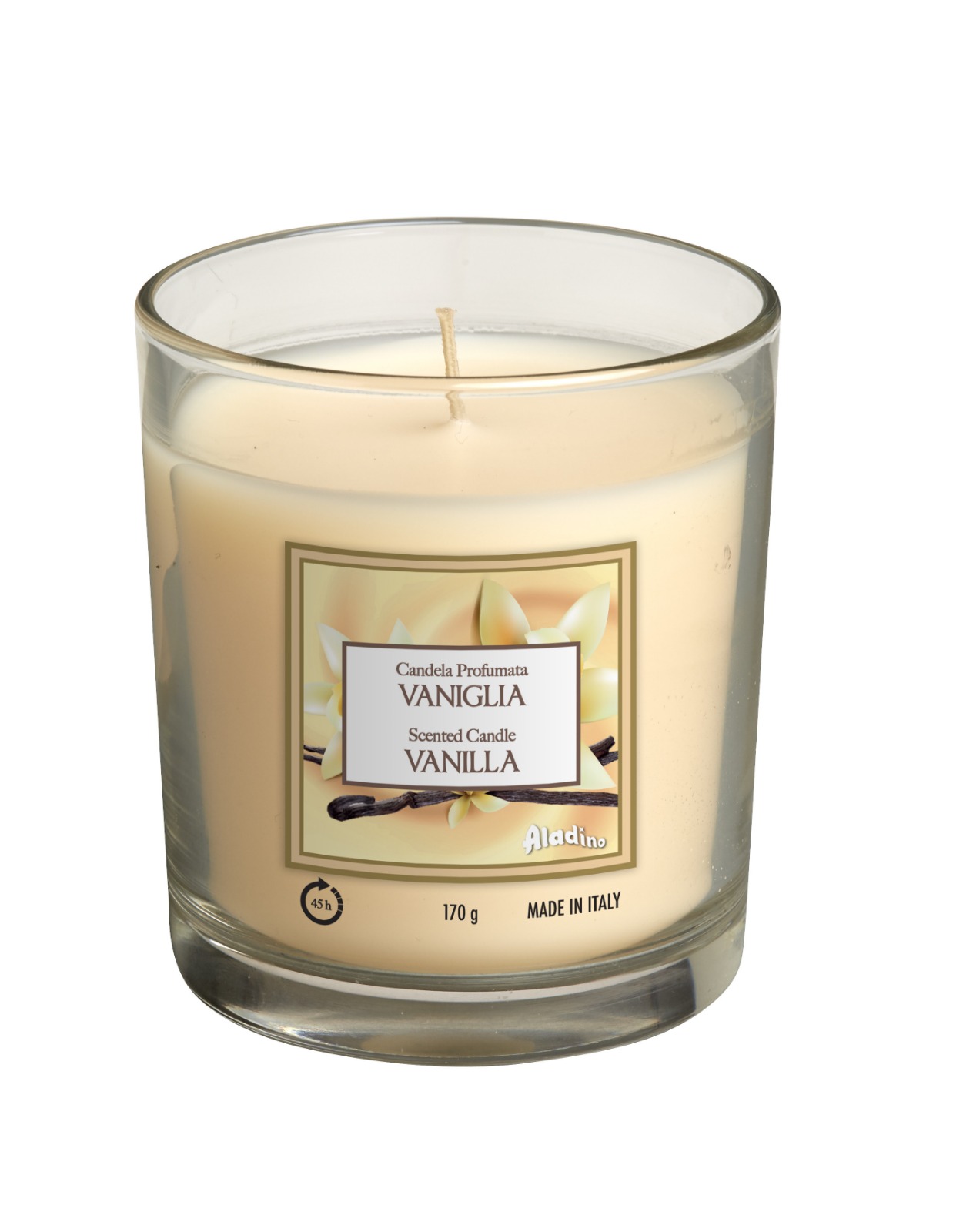 נר ריחני בכוס וניל