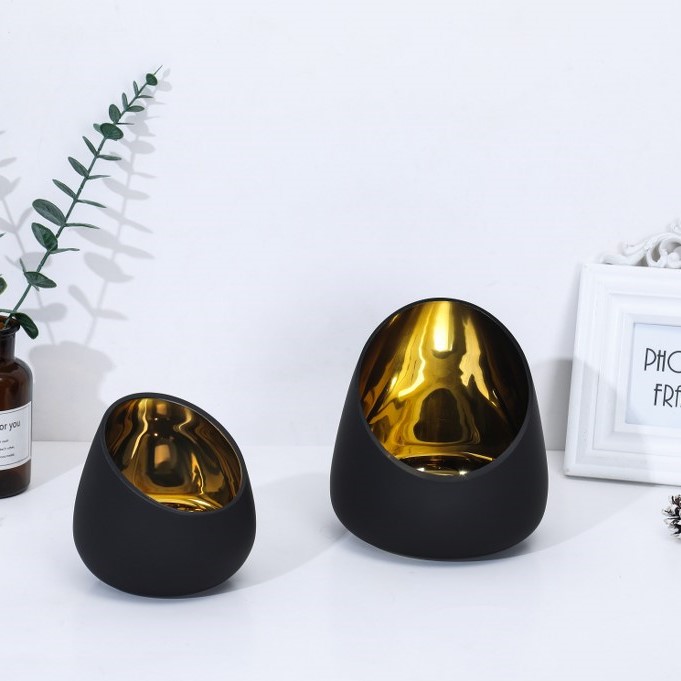 זכוכית זהב שחור חתוך זכוכית זהב שחור חתוך