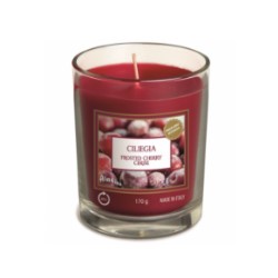 נר ריחני בכוס דובדבן