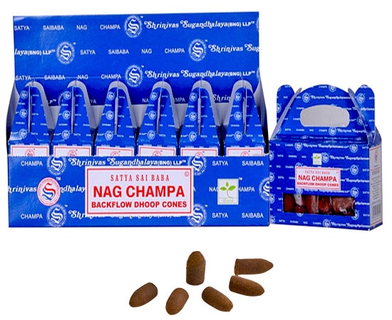 מארז קטורת BACKFLOW SATYA NAG CHAMPA