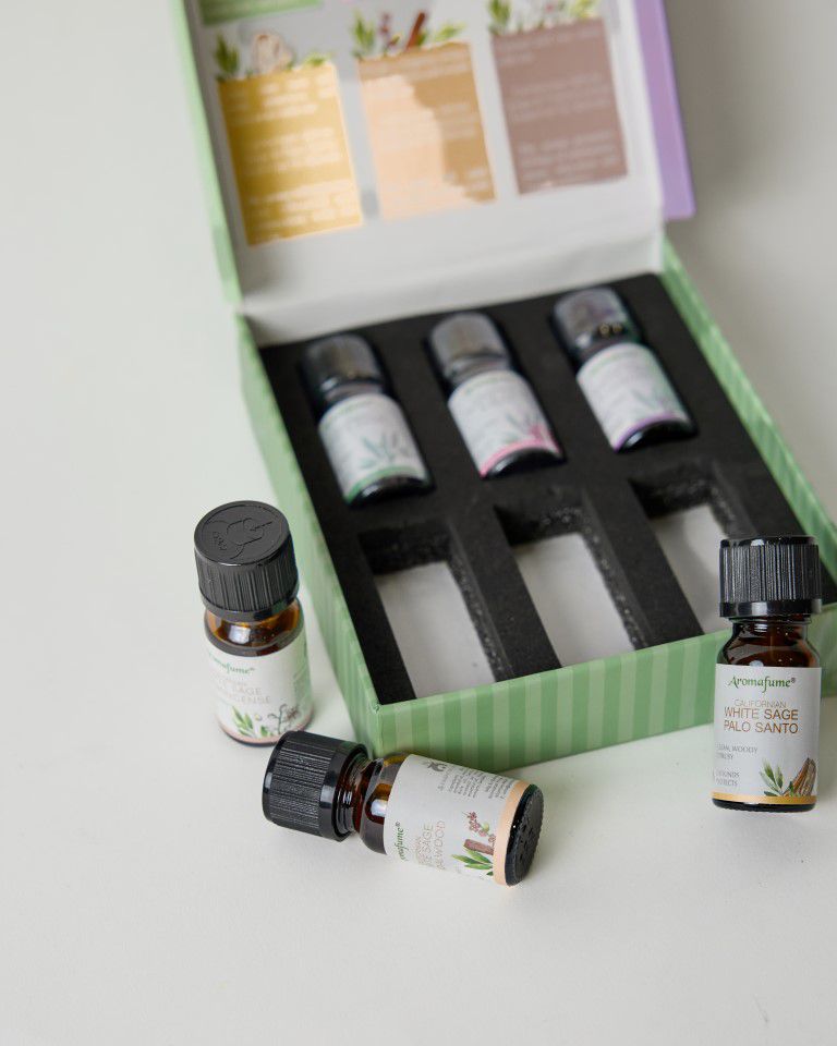 סט שמנים אתריים וויט סייג