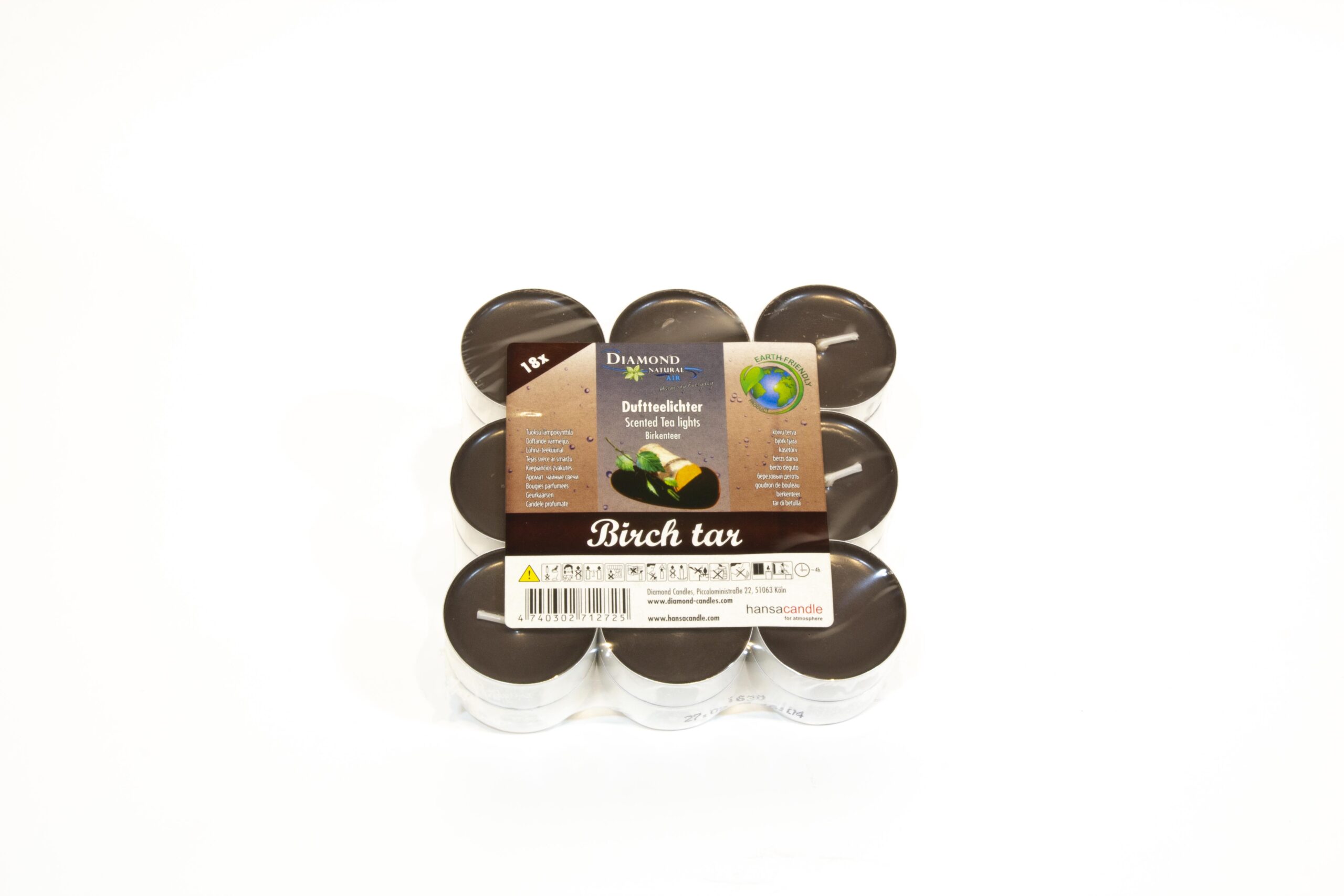 נרות טי לייט ריחניים מדורה 18 יח