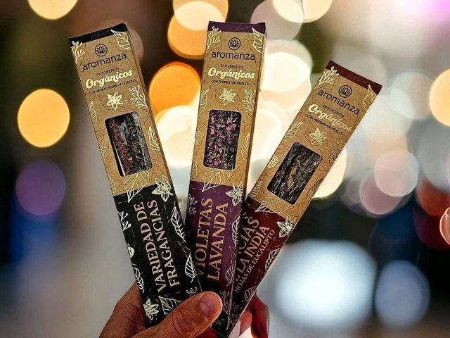 קטורת ORGANICOS פרחים ושרפים