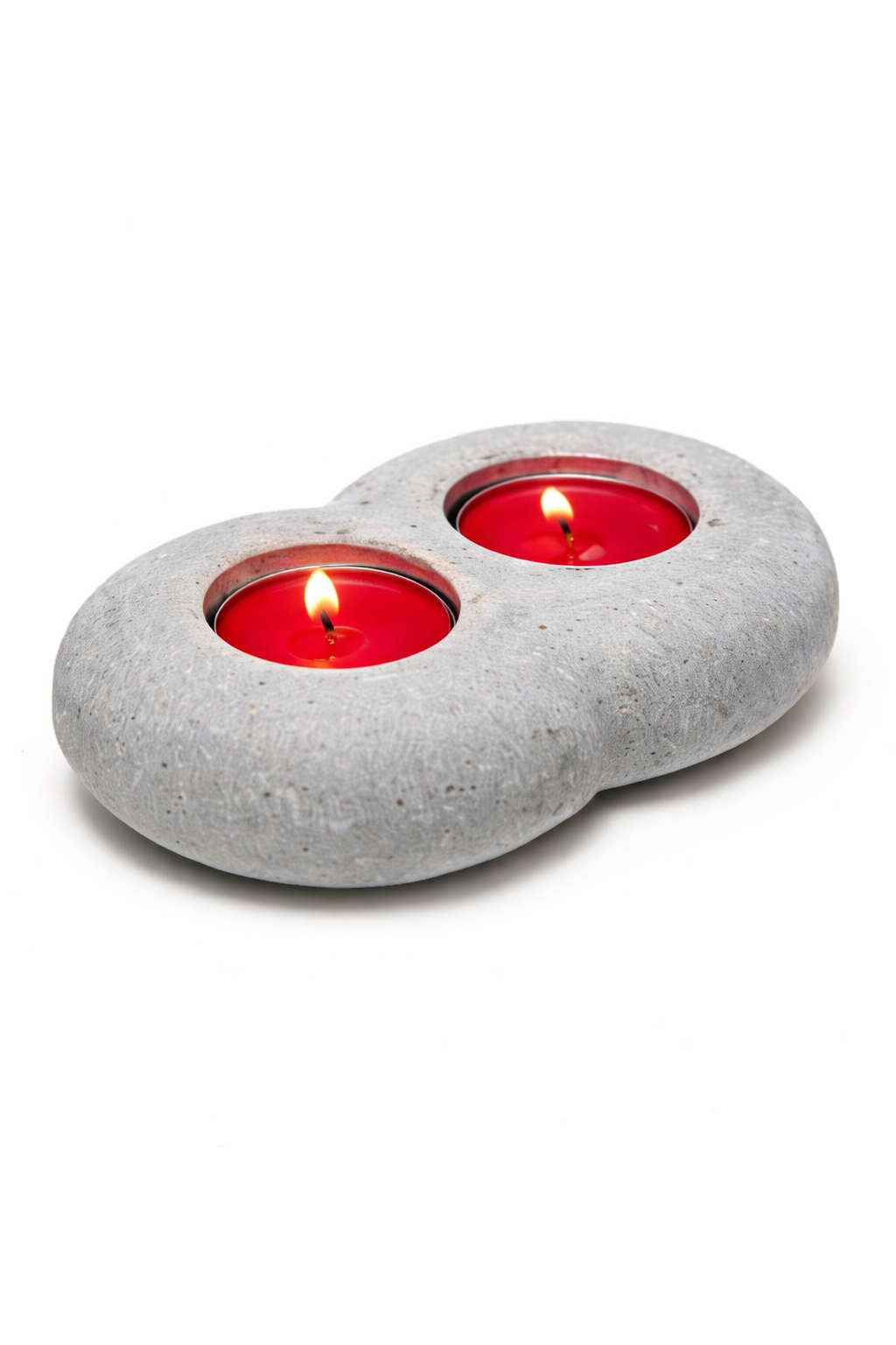 פמוט טי לייט זוגי בטון