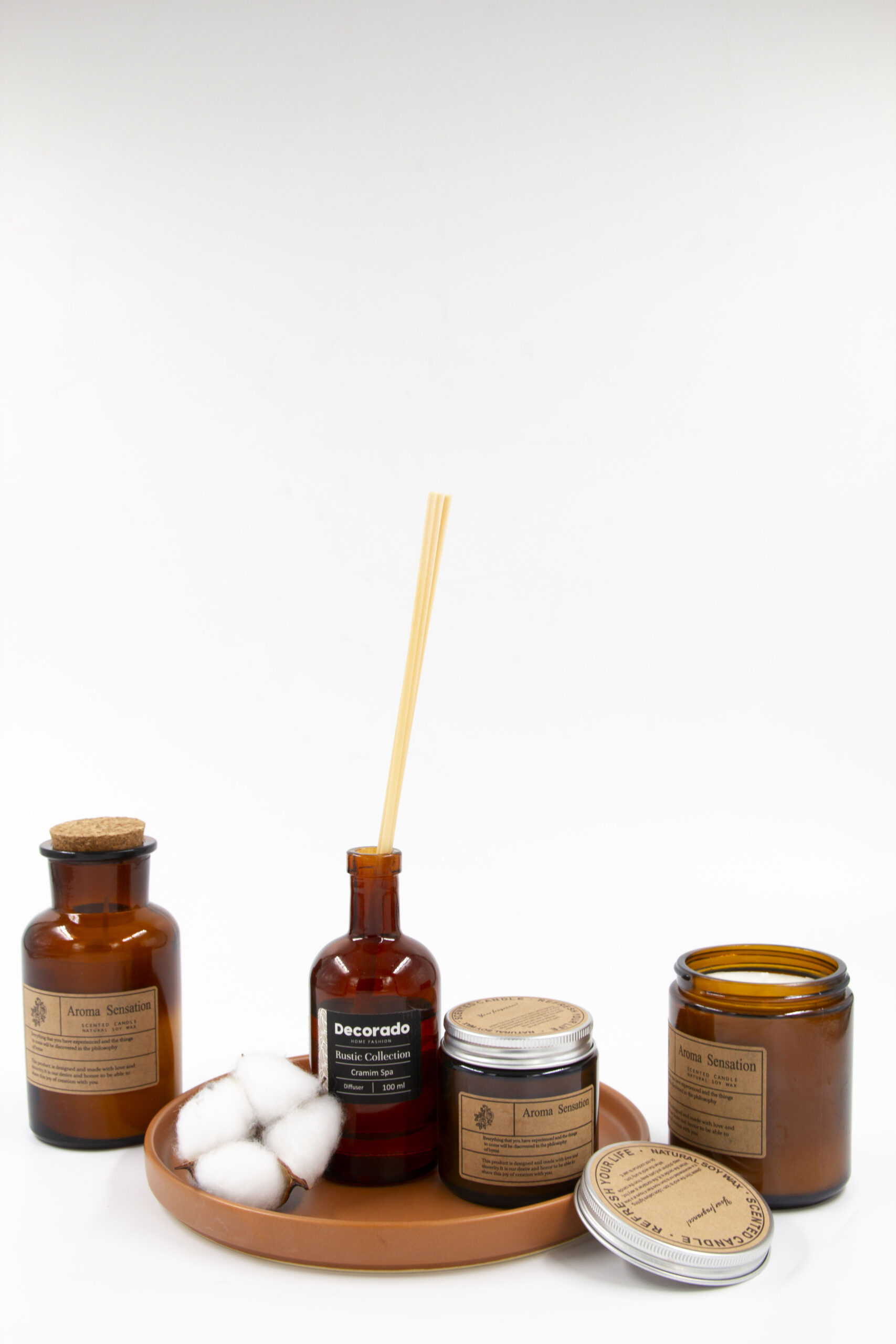 מפיץ ריח LADY ORCHID Rustic brown מפיץ ריח LADY ORCHID Rustic brown