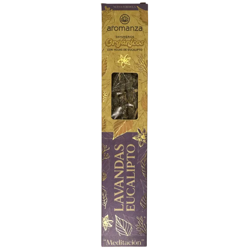קטורת ORGANICOS פרחי לבנדר אקליפטוס