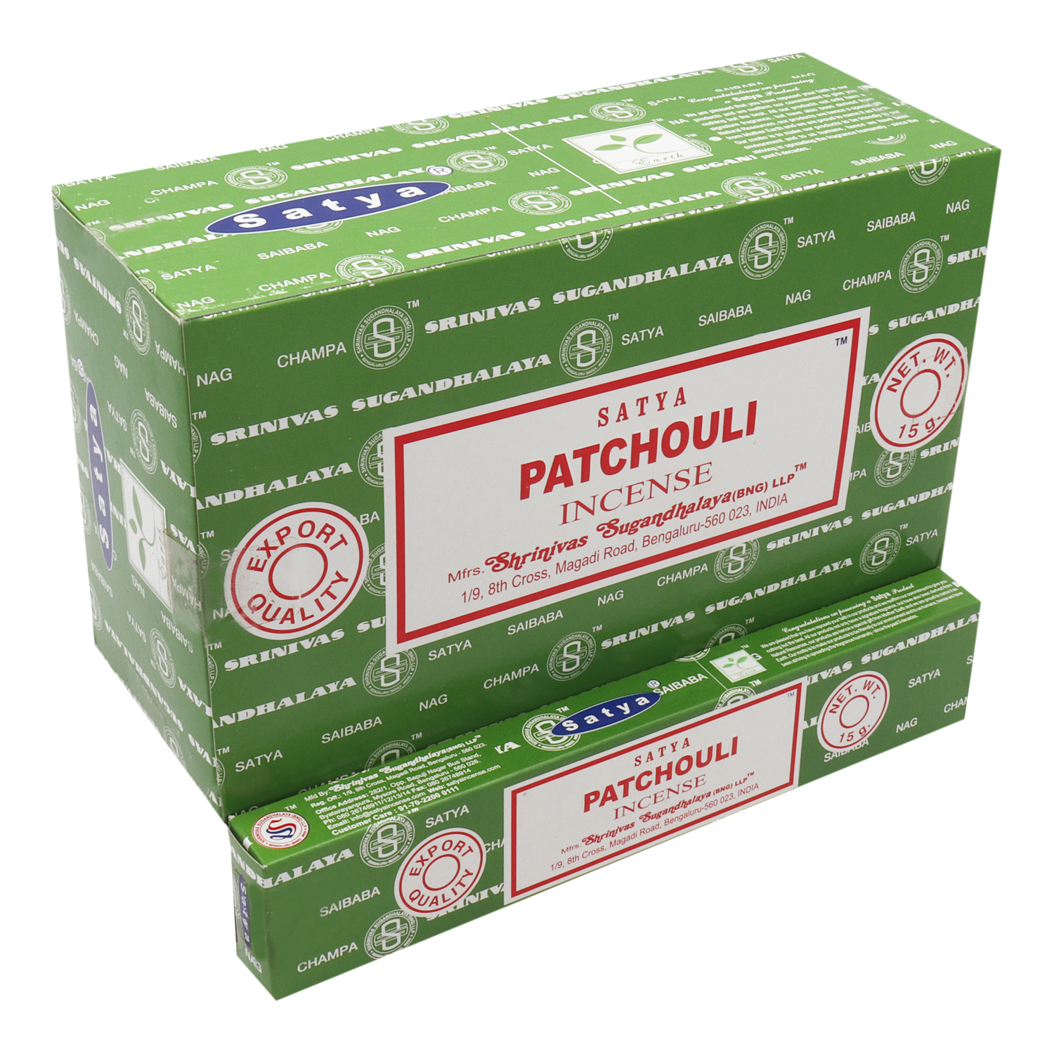 מארז קטורת SATYA PATCHOULI מארז קטורת SATYA PATCHOULI