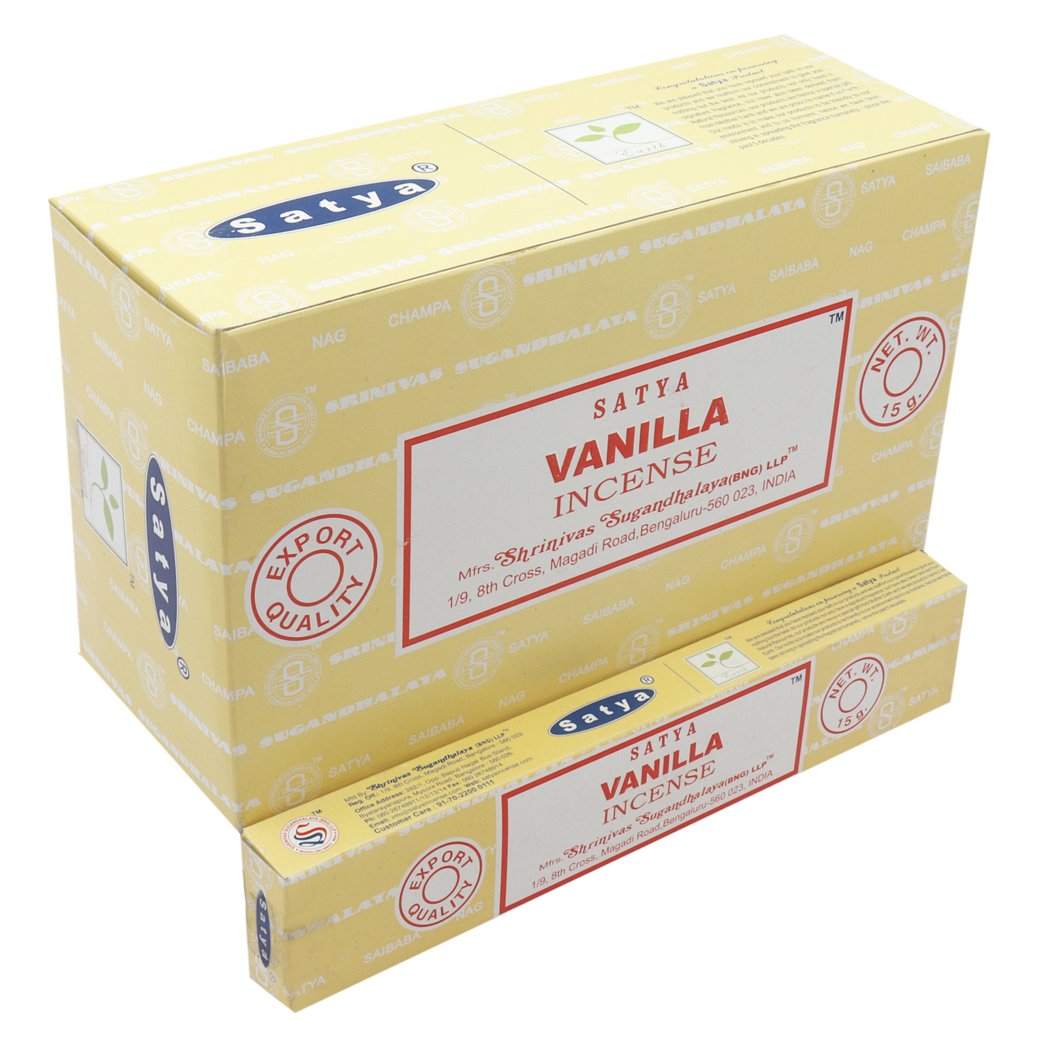 מארז קטורת SATYA VANILLA מארז קטורת SATYA VANILLA
