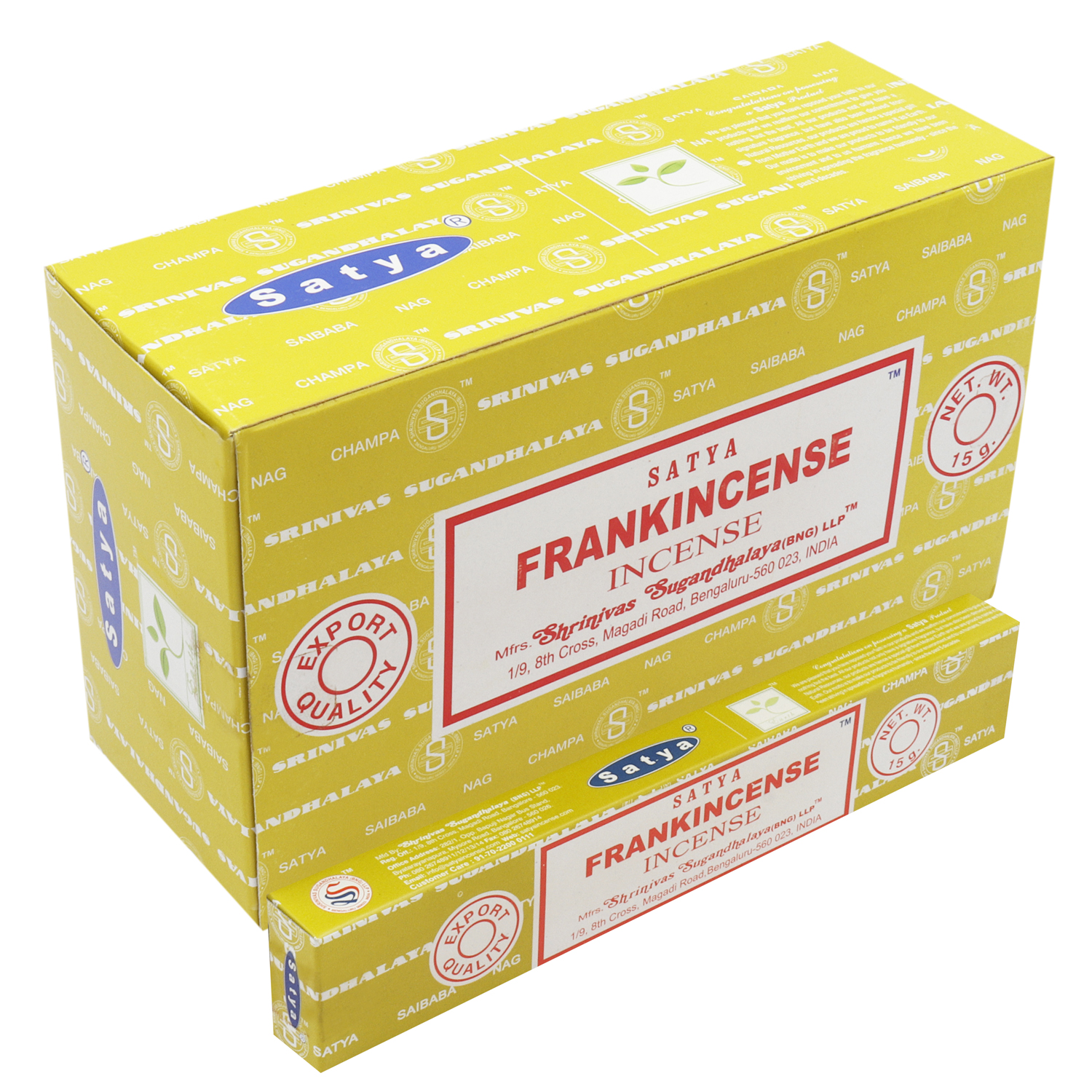 מארז קטורת SATYA FRANKINCENSE מארז קטורת SATYA FRANKINCENSE