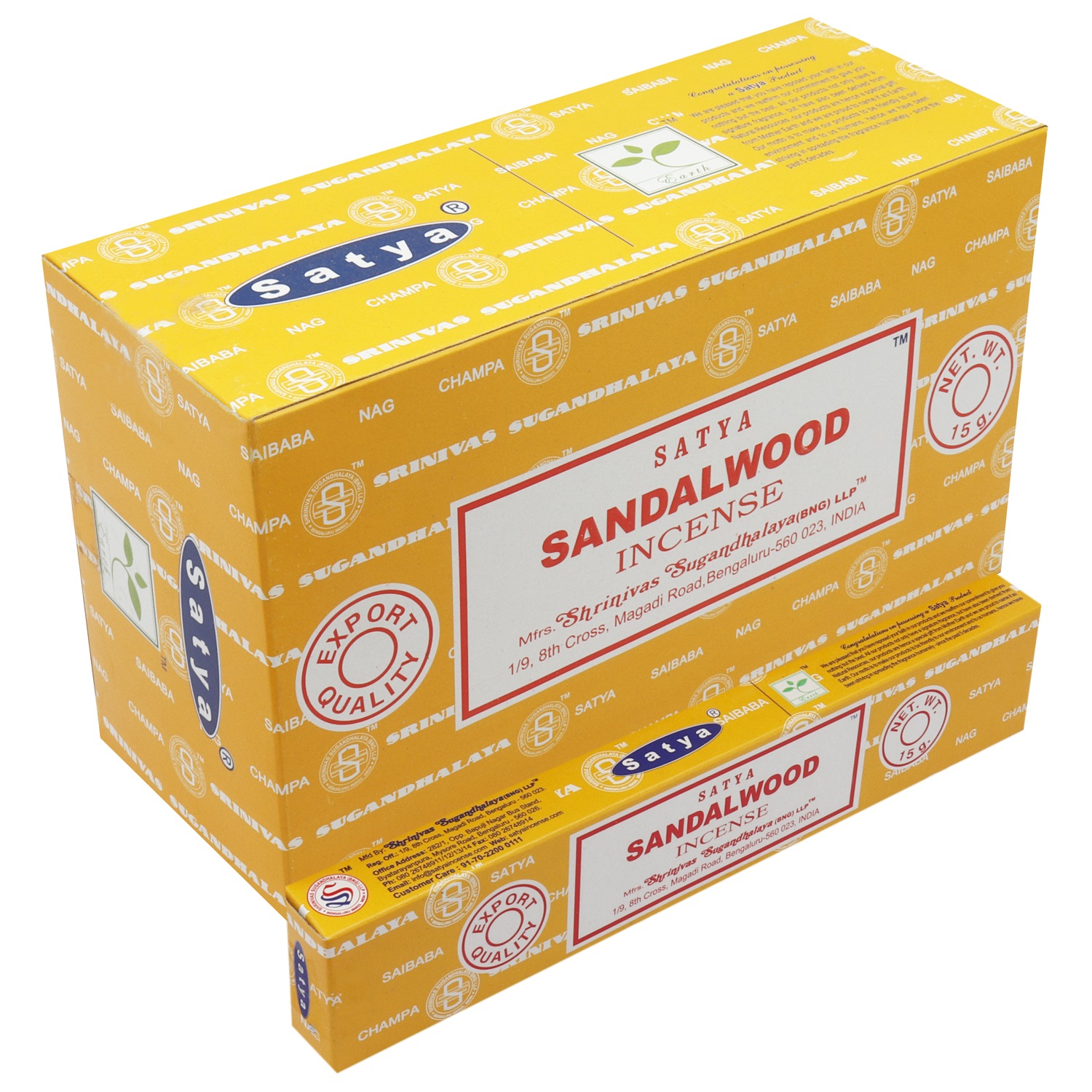 מארז קטורת SATYA SANDALWOOD מארז קטורת SATYA SANDALWOOD