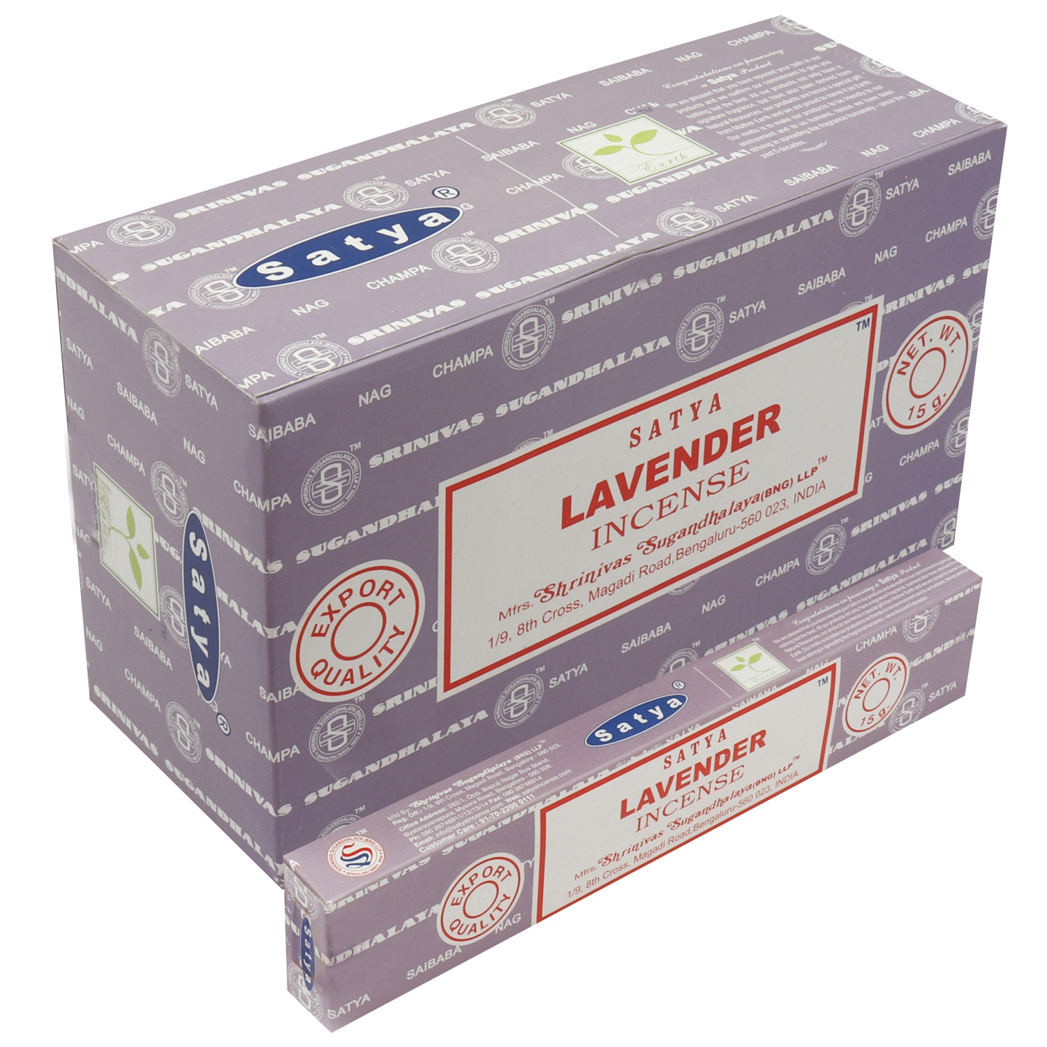 מארז קטורת SATYA LAVENDER מארז קטורת SATYA LAVENDER