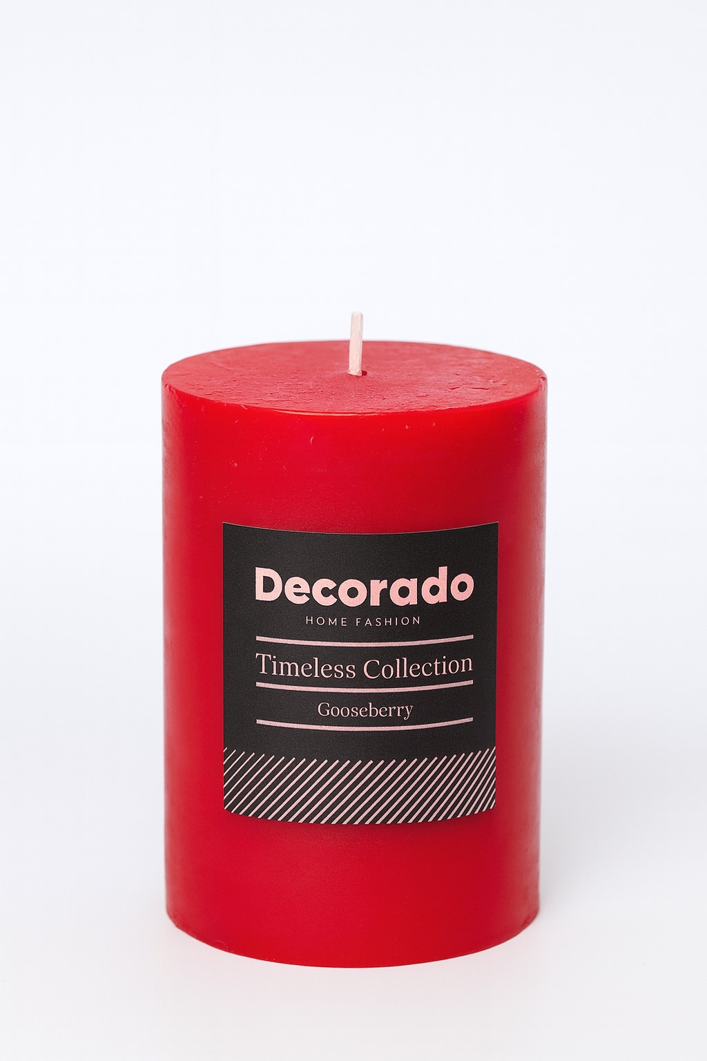 נר ריחני אדום קוטר 7 ס"מ GOOSBERRY