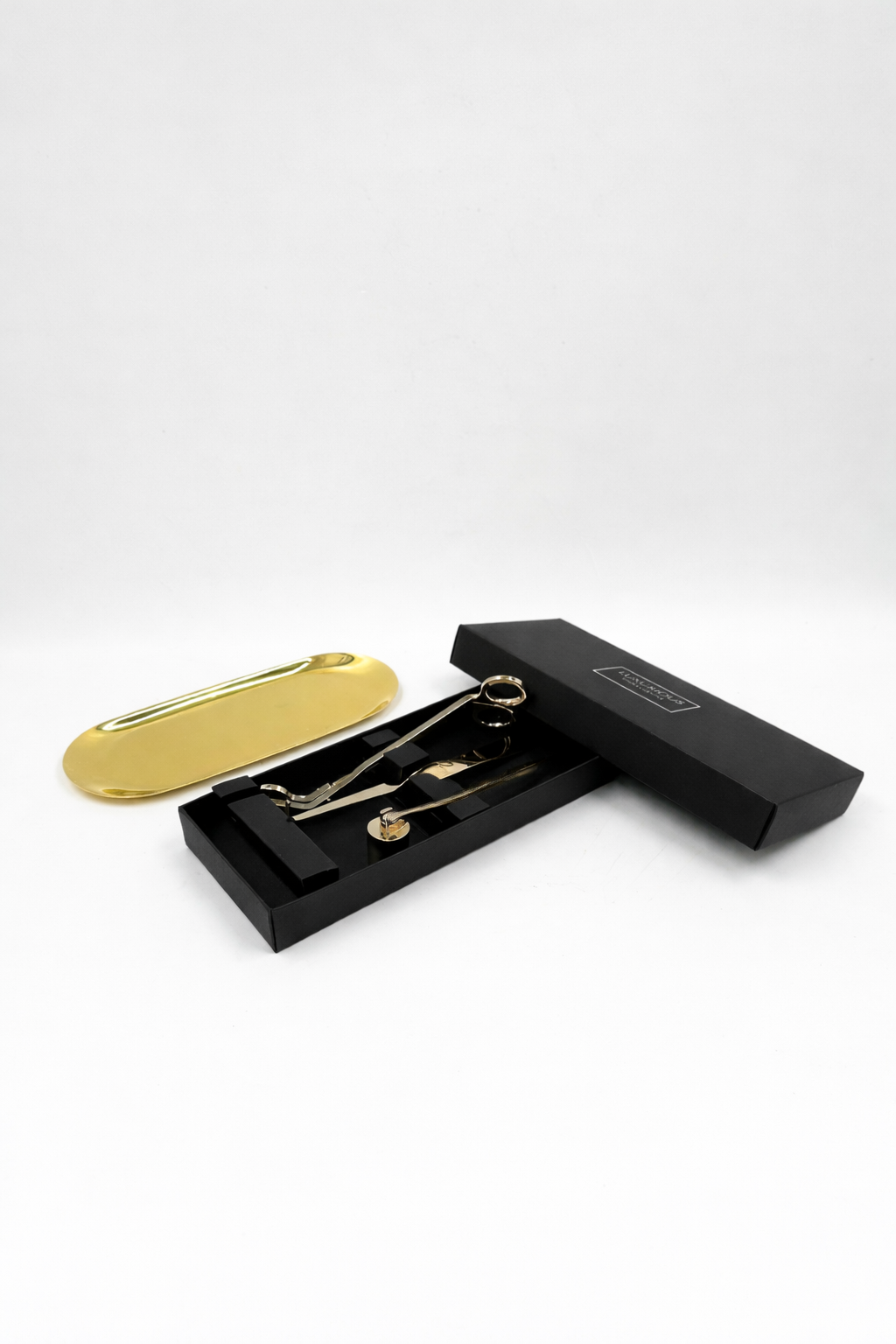 סט candle care זהב