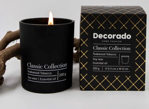 נרות משעוות סויה טבעית