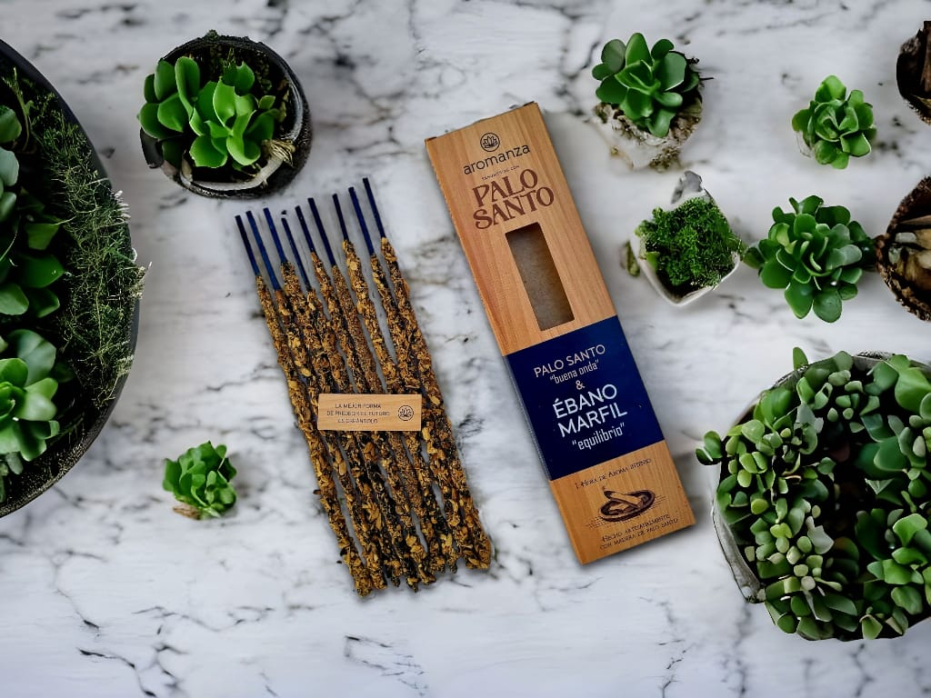 קטורת מקלות פאלו סנטו אנרגיה נקיה