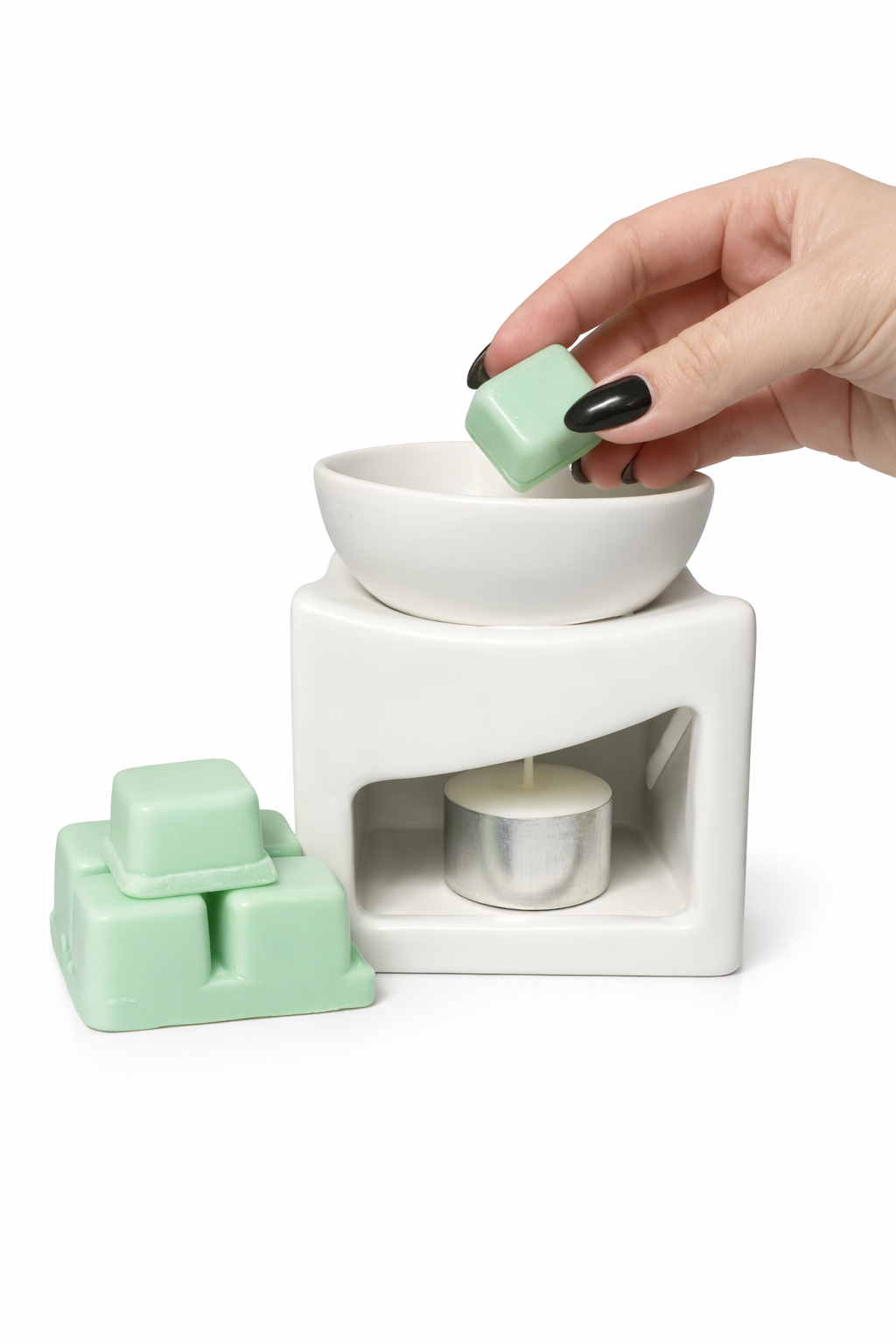 טארטים למבער 6 יח LADY ORCHID  ירוק