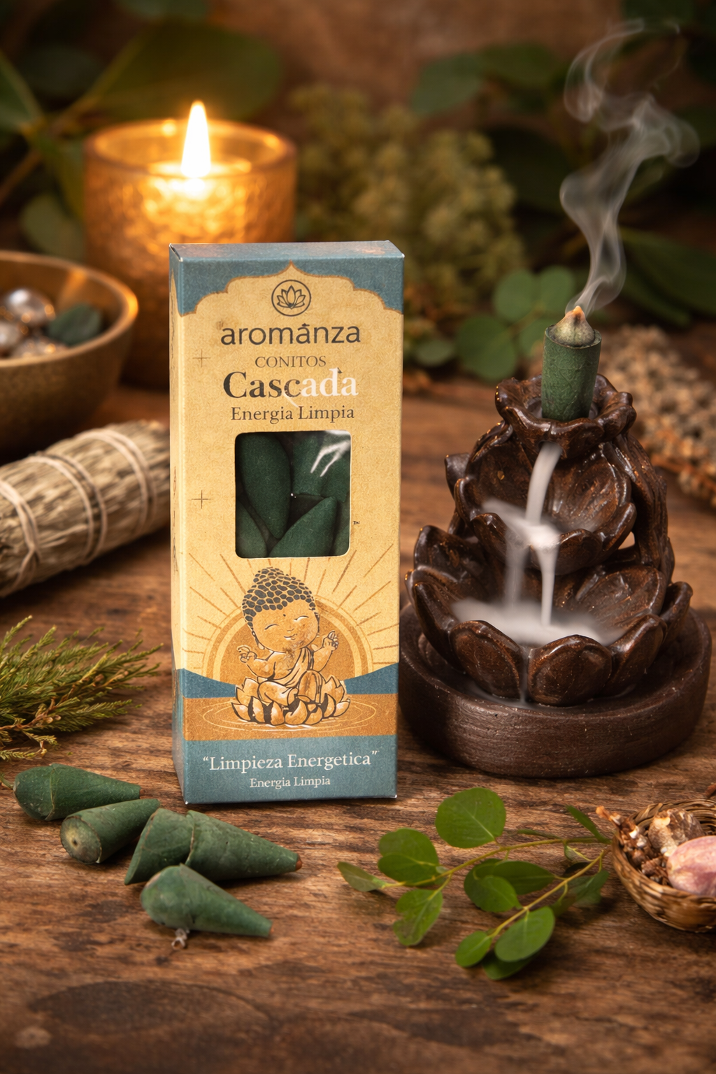 קטורת ארומנזה BACKFLOW אנרגיה מחודשת