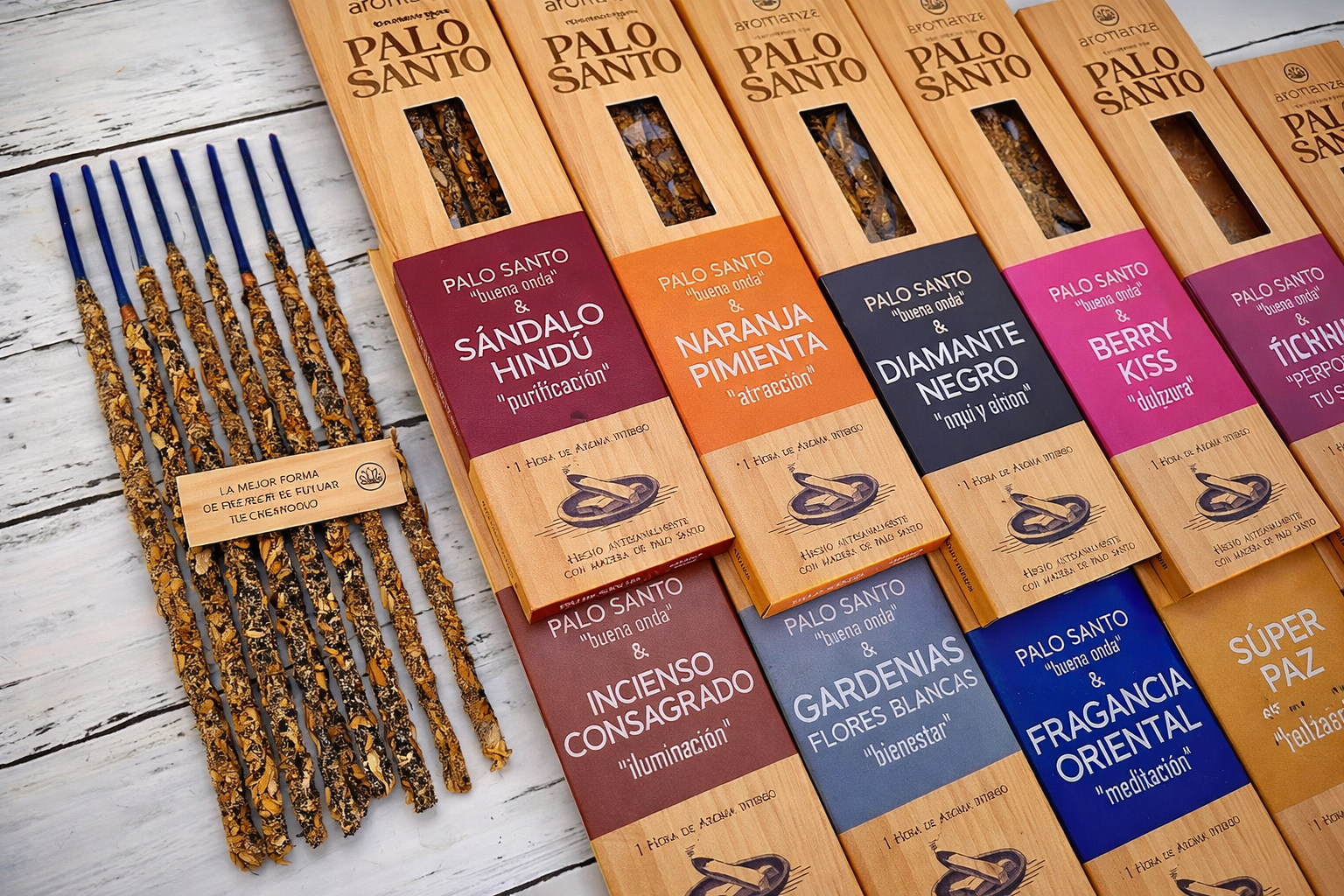 קטורת ארומנזה פאלו סנטו וסנדל הודי